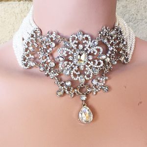 Audrey wedding set Necklace & Earrings