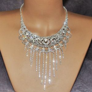 Bold and Beautiful Wedding Set Necklace & Earrings