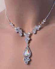 Rainbow Glitz Rhinestone Jewelry Set