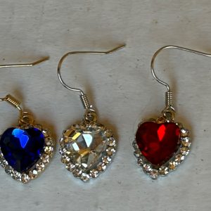 Simply Hearts the three colors Earrings